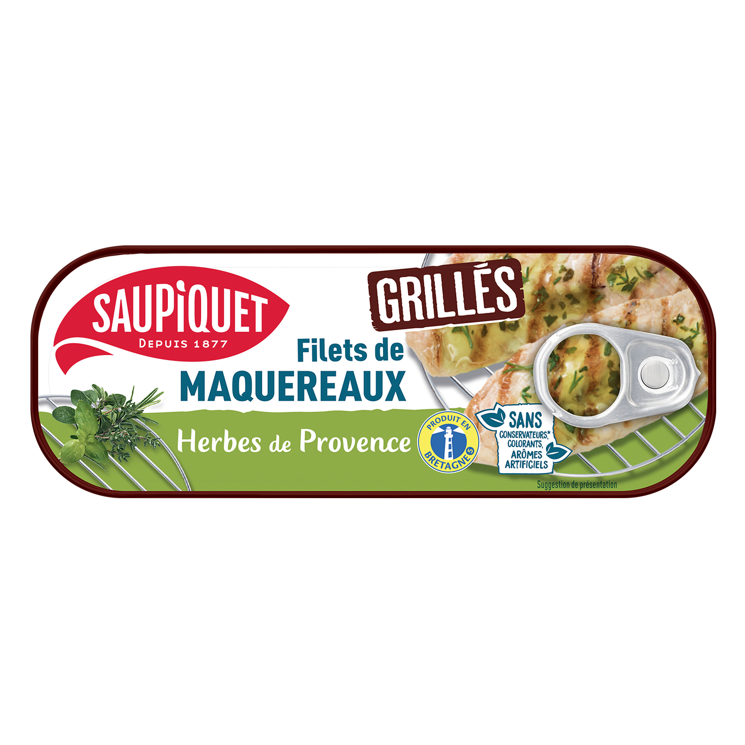 Filets de maquereaux grillés herbes de provence - Saupiquet