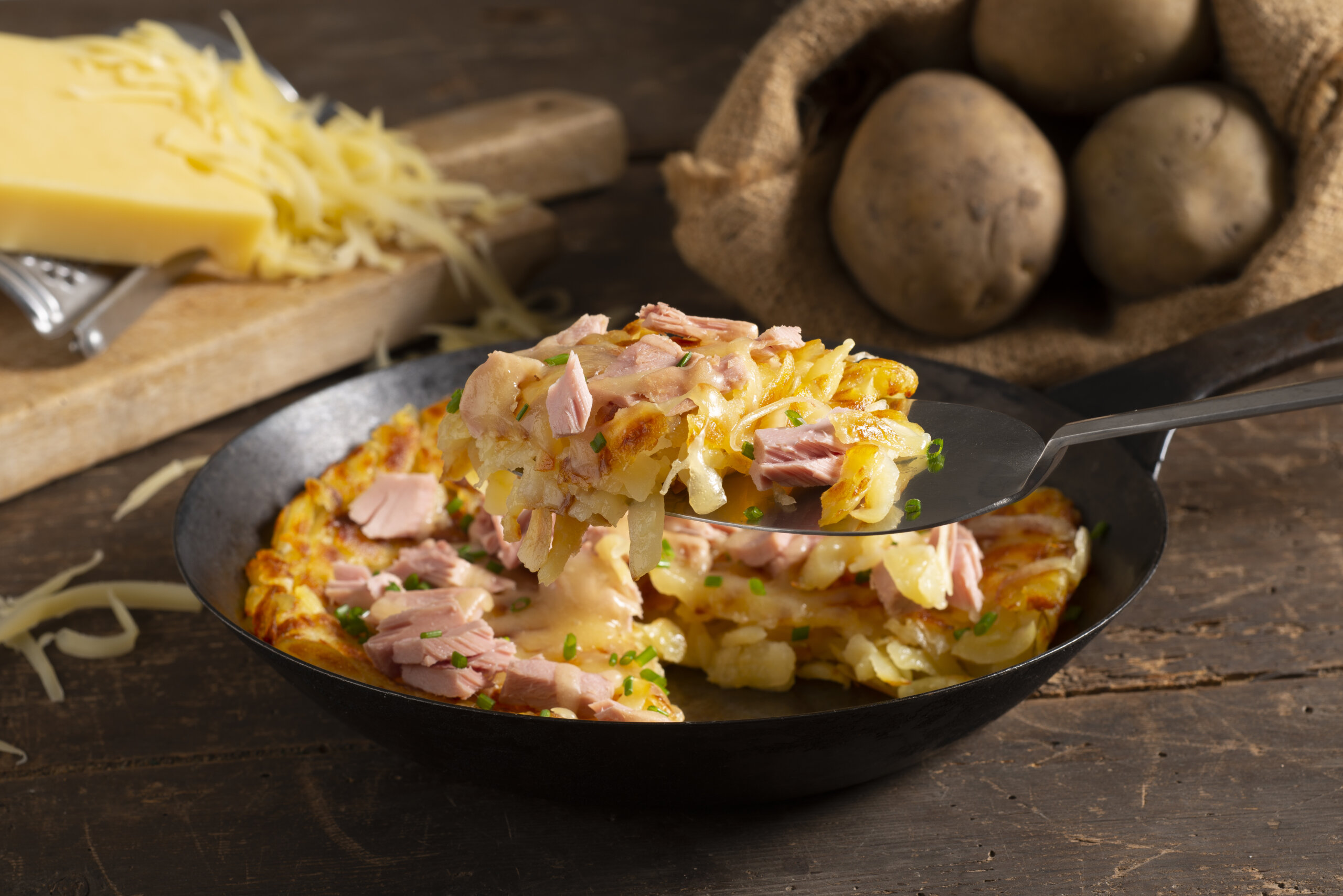 RÖSTI FONDANT AU THON - Saupiquet